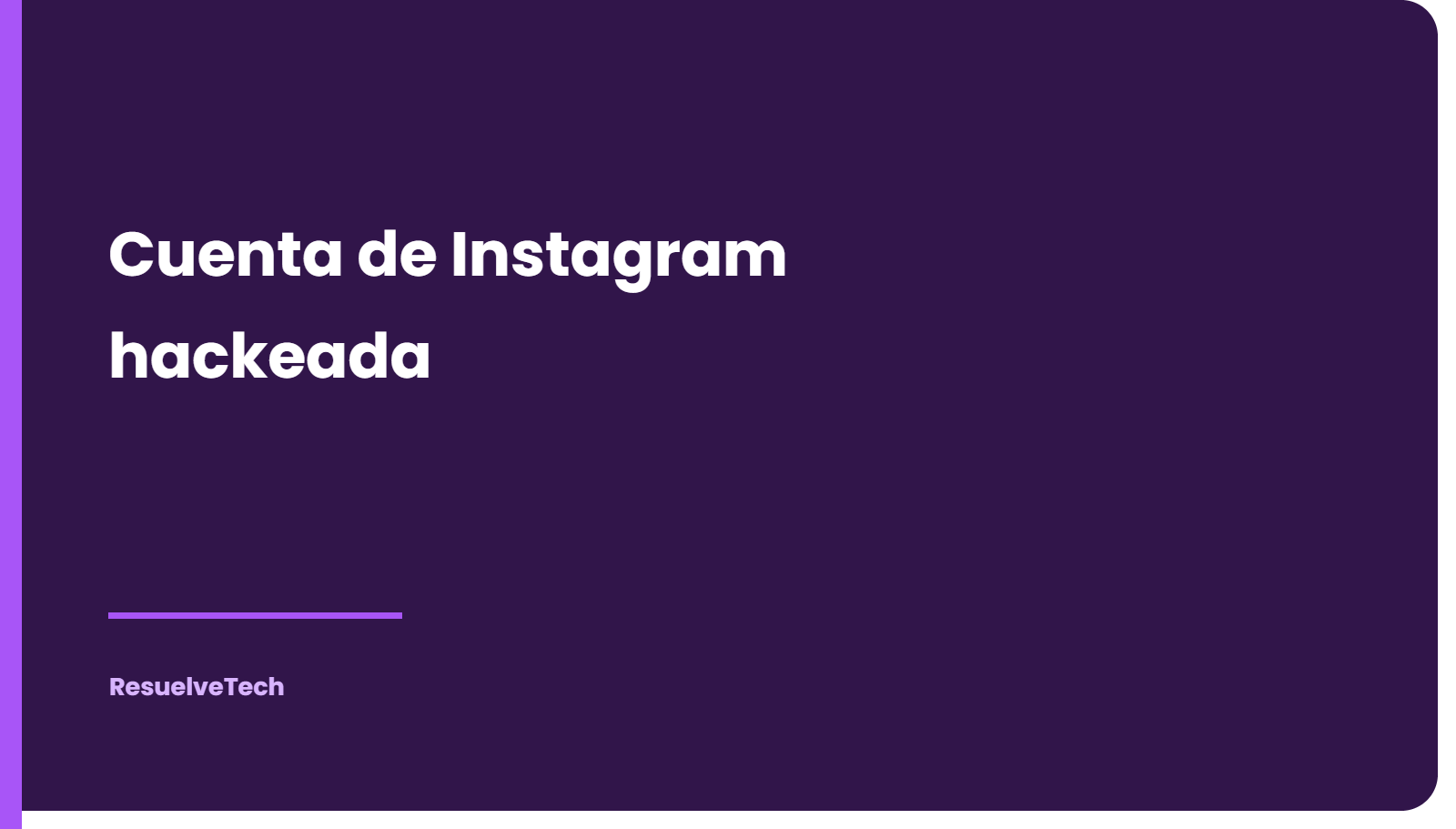 Cuenta de Instagram hackeada: cómo recuperarla paso a paso