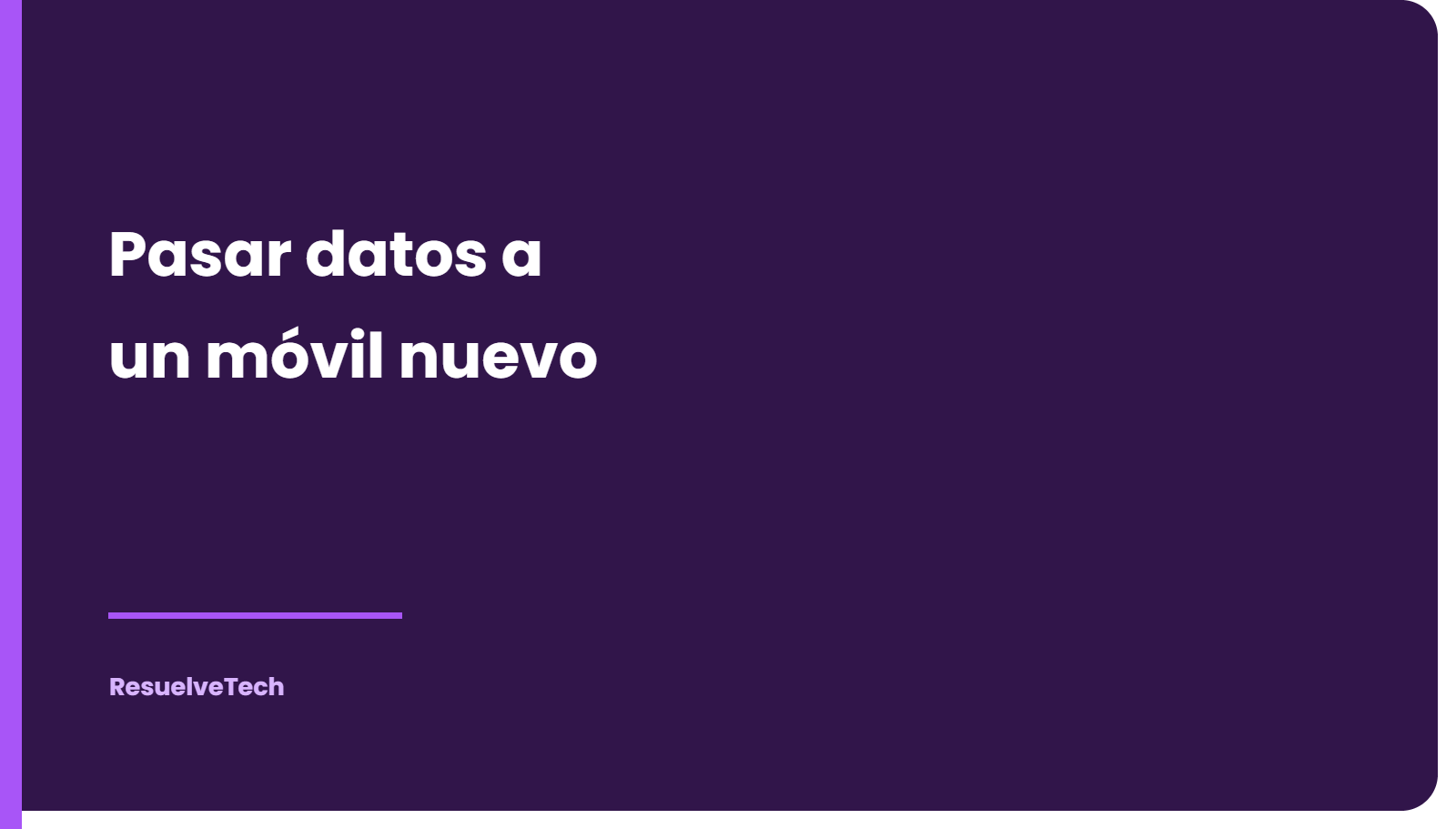 Cómo pasar todos tus datos a un móvil nuevo (WhatsApp incluido)