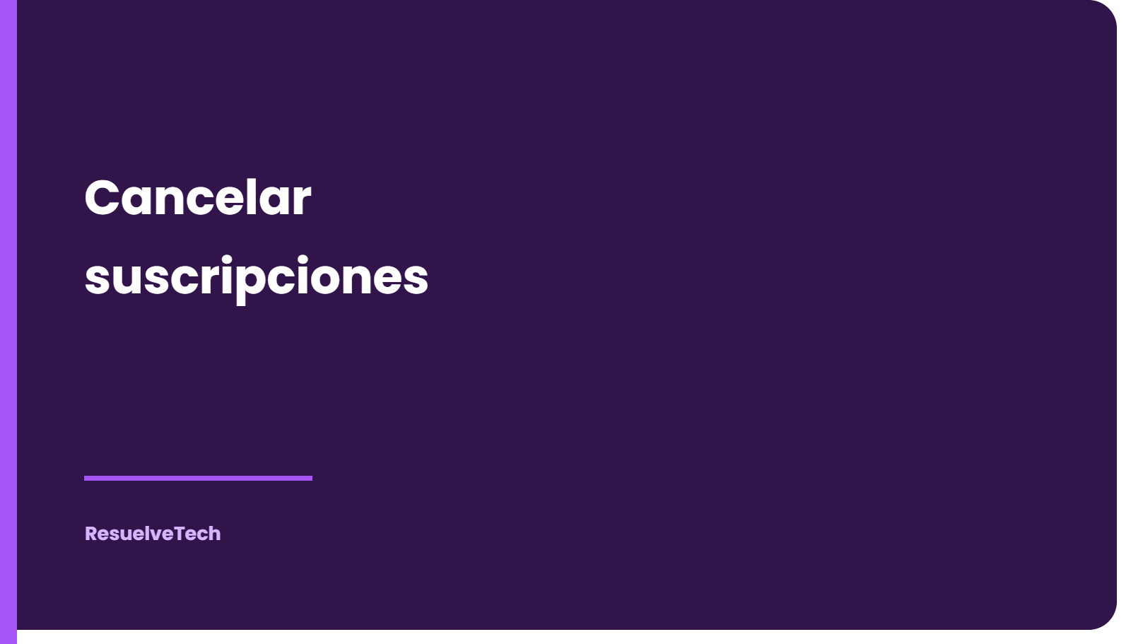 Cómo cancelar suscripciones que no usas (y dejar de pagar por ellas)