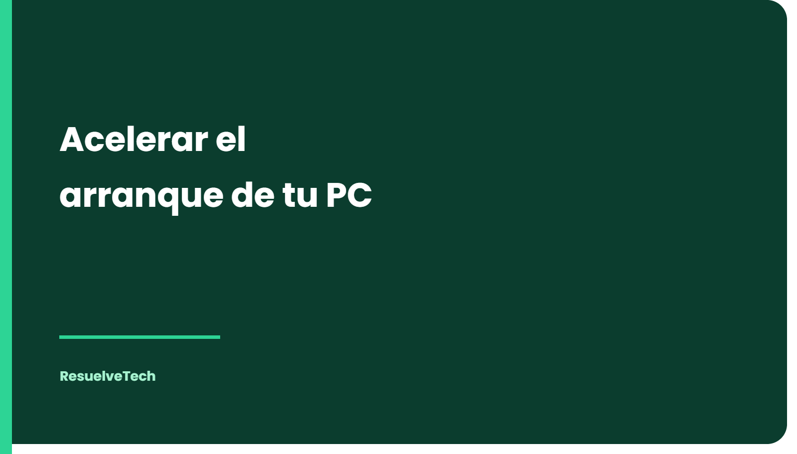 Cómo acelerar el arranque de tu PC con Windows sin formatear ni reinstalar nada