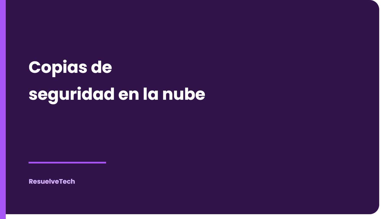 Paso a paso: Cómo crear copias de seguridad automáticas de tus fotos y documentos en la nube