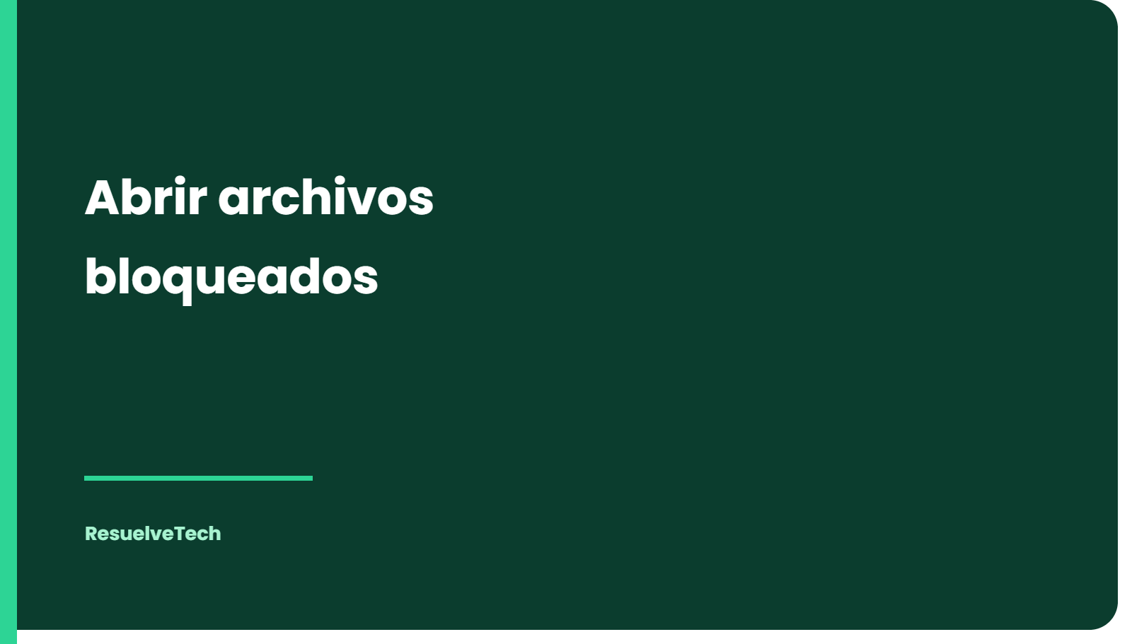 El truco definitivo para abrir archivos y programas que Windows bloquea por error